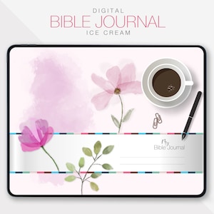 Digital Bible Planner, Bible Journal, Faith Devotional, Bible Devotional, Bible Study, Christian Girl Digital Planner, Bible Verses