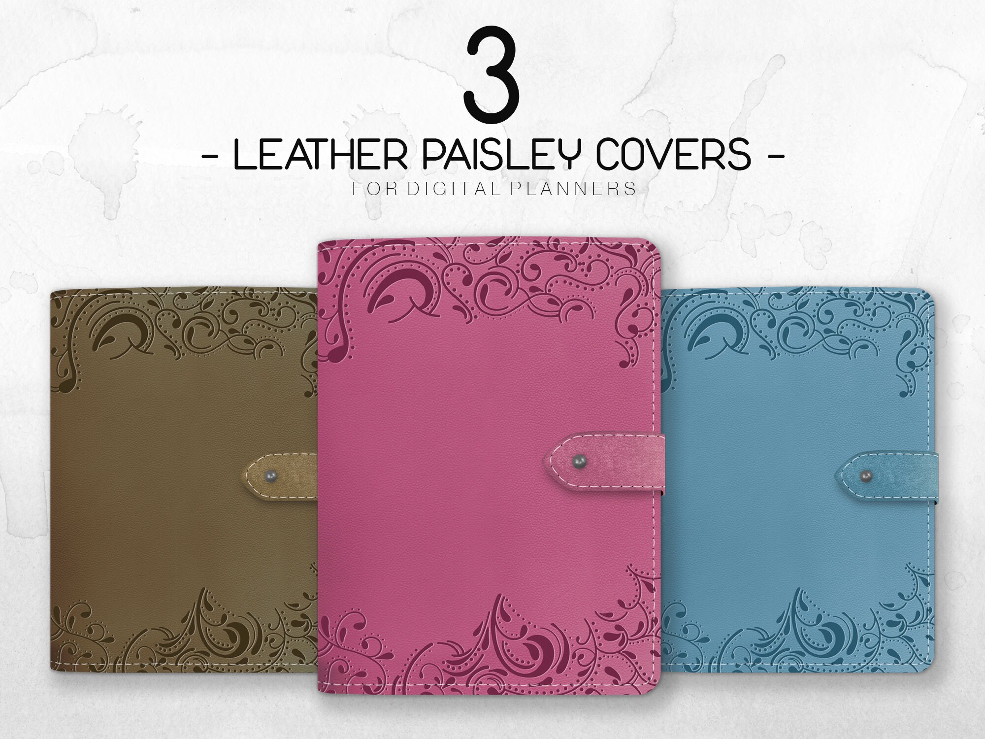 Digital Planner Covers Digital Journal Cover Digital Etsy