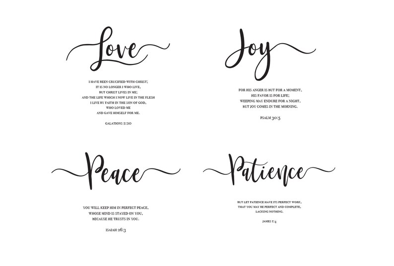 9 Fruits of the Holy Spirit, Galatians 5, Fruit of the Spirit, Scripture Quote, Christian Wall Art, Calligraphy, Bible Quote, Printable Art