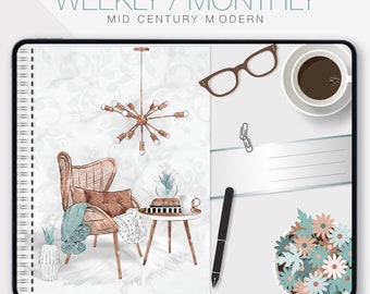 Digital Planner 2026, 2027, 2028 Digital Planner, Digital Journal, Digital Goodnotes Template, Weekly, Daily Planner, Notability