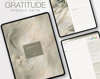 Digital Gratitude Journal | Daily Gratitude Journal for iPad | Self Care & Mindfulness Journal | Digital Journal GoodNotes | Mental Health