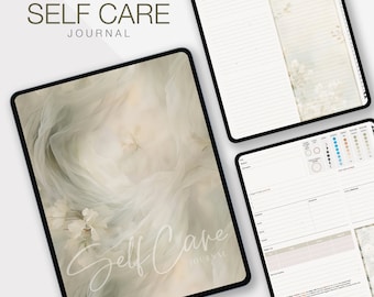 Digital Self Care Journal Mental Health Anxiety Tracker Mindfulness Journal Therapy Journal Stress Tracker ADHD Journal Prompts GoodNotes
