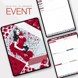 Digital Event Planner Digital Party Planner Tools Decor Planner Wedding Planner Birthday Planner Holiday Planner Event Budget Planner
