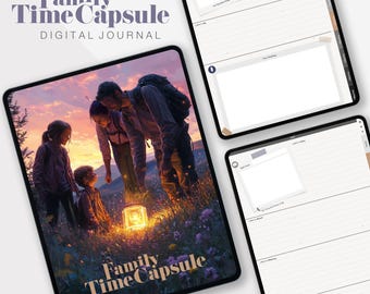 Family Time Capsule Fun Family Activity Digital Keepsake Children's Time Capsule Family Game Night Kid's Time Capsule Future Predictions