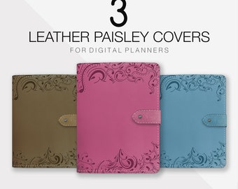 Digital Planner Covers, Digital Journal Cover, Digital Planning, Digital Planner GoodNotes, Student Planner, Academic Planner, Leather Cover
