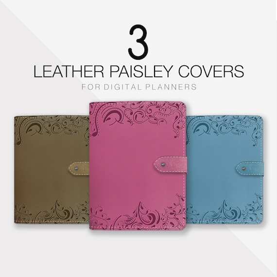 Digital Planner Covers, Digital Journal Cover, Digital Planning, Digital Planner GoodNotes, Student Planner, Academic Planner, Leather Cover