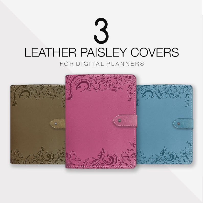 Digital Planner Covers, Digital Journal Cover, Digital Planning, Digital Planner GoodNotes, Student Planner, Academic Planner, Leather Cover
