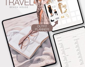 Travel Planner, Digital Planner GoodNotes, Digital Notebook, Digital Travel Planner, Travel Journal, Vacation Planner, Girls Trip, Journal