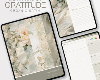 Digitales Dankbarkeits-Journal GoodNotes Liebes Tagebuch Digitales Journal Reflexions-Journal Achtsamkeits-Journal Tägliches Reflexions-Journal