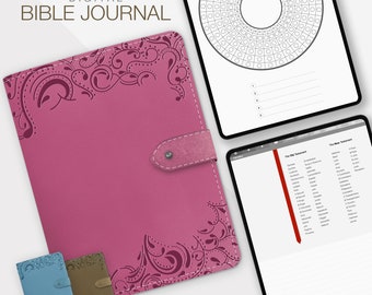 Digital Bibel Planer Digitales Bibel Journal Devotionalien Bibelgruppe Studienverse Christlicher Planer Pastor Devotionalie Journal Anbetungsführer