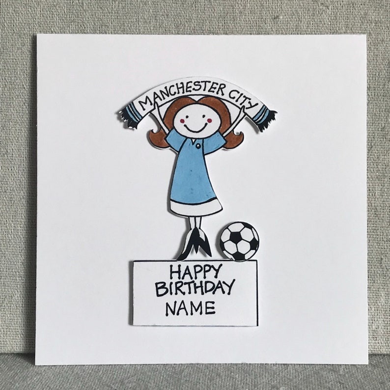 Tottenham Hotspur Personalised Birthday card Any Name//Age//relation
