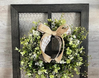 Farmhouse Wreath Frame