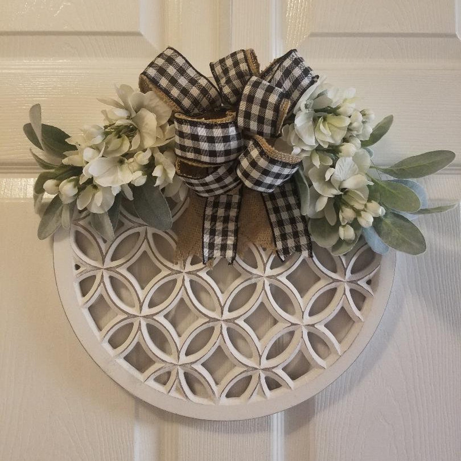 Wood Lattice Wall Decor/Farmhouse Wall Decor/Rustic Wall Etsy