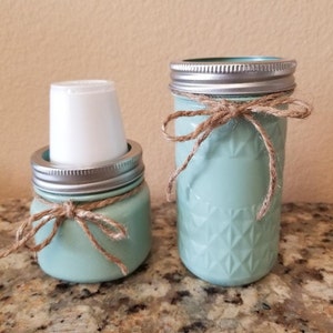 Toothbrush Jar Set, Bathroom Cup Holder, Farmhouse Bathroom, Bathroom Decor, Solo Cup Jar