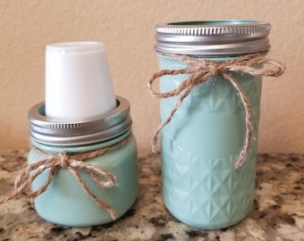 Toothbrush Jar Set, Bathroom Cup Holder, Farmhouse Bathroom, Bathroom Decor, Solo Cup Jar