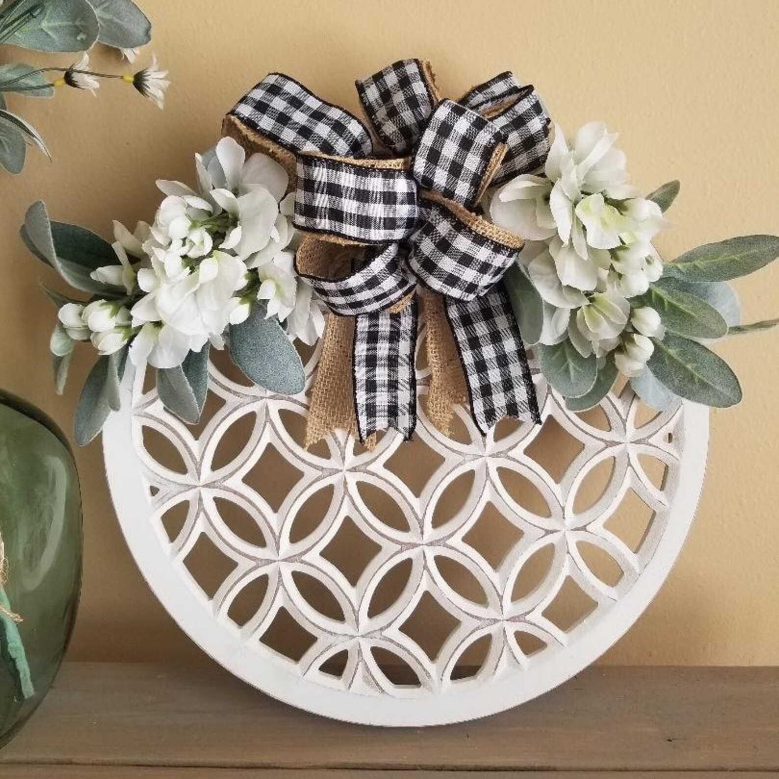 Wood Lattice Wall Decor/farmhouse Wall Decor/rustic Wall Etsy