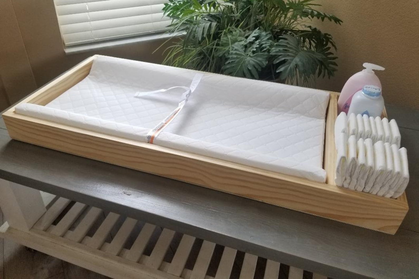 Baby Changing Table With Changing Pad/baby Changing Etsy