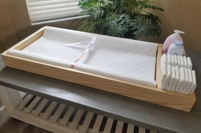 Baby Changing Tray With Changing Pad/baby Changing Etsy