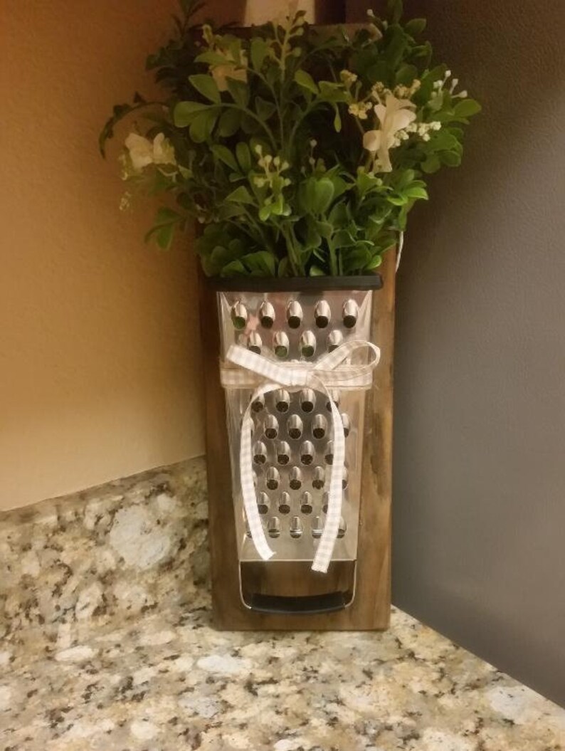 Cheese Grater Kitchen Decor/kitchen Decor/rustic Kitchen Etsy