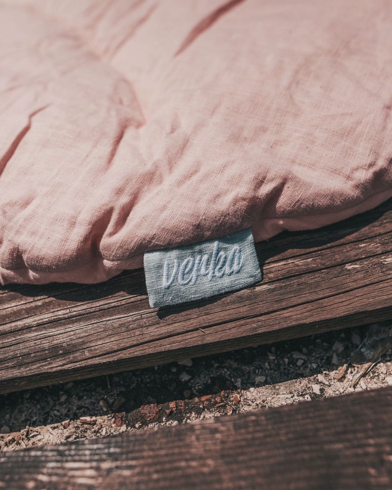 Waterproof Monstera Leaf Linen Outdoor Mat Decorative Rug Etsy