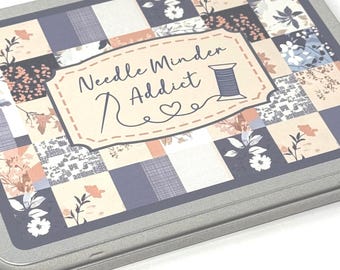Needle Minder Addict storage tin - perfect for storing your Needle Minders