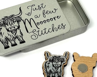 Highland Cow Needle Minder | Perfect for Sewing & Embroidery