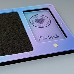 Personalised Ombre Working Tray for Cross Stitch and Embroidery (holds x24 bobbins)