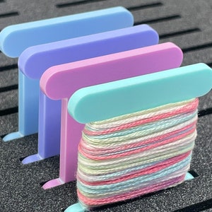 SWEET PASTELS MIX 3mm acrylic bobbins (set of 24 or 60 bobbins)