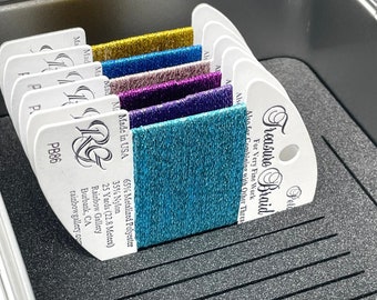 Tin for Treasure Braids (Rainbow Gallery) with foam insert to hold 20 cards