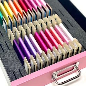 River Silks foam insert (x1) for Bisley drawers - holds up to 35 ribbons (not included)