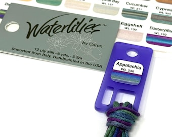 Vinyl labels for Caron Waterlilies x270 | Sized for floss drops