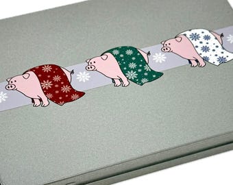 Pigs in Blankets Storage tin - perfect for storing your Needle Minders