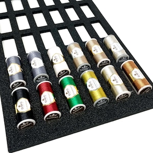 DMC Diamant/Diamant Grande foam insert (x1) for Bisley drawers - holds 30 spools (not included)
