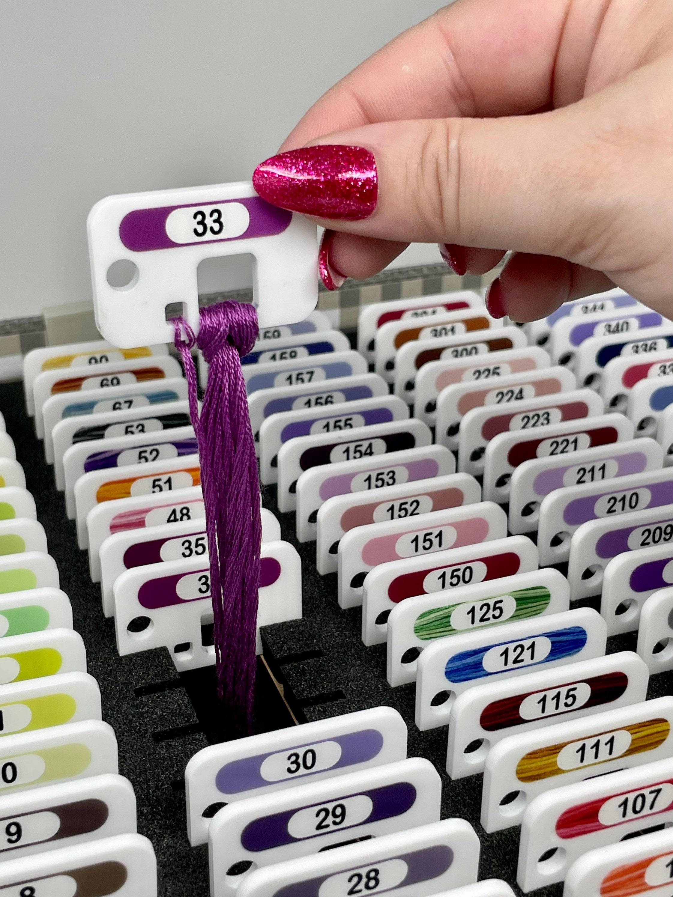 My Perfect Floss Storage System! Organize my DMC threads with me! 