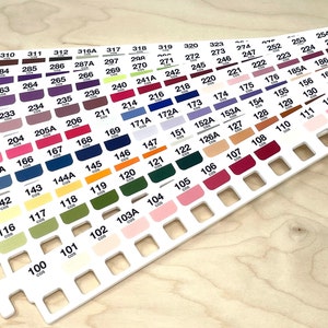 Floss hangers with x500 printed COSMO swatches | *New sizes*