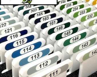 Printed Bobbins for Au Ver A Soie D'Alger Silks | White or Clear | x623 bobbins