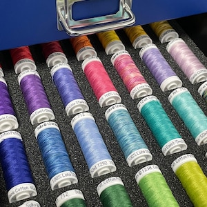 Spool Storage Foam Inserts | Bisley Cabinet | Sulky, DMC Diamant, Gutermann