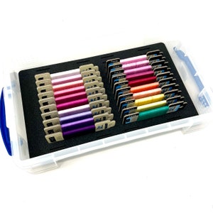 River Silks - foam insert for A4 / 4L Really Useful Box (holds 30 ribbons)