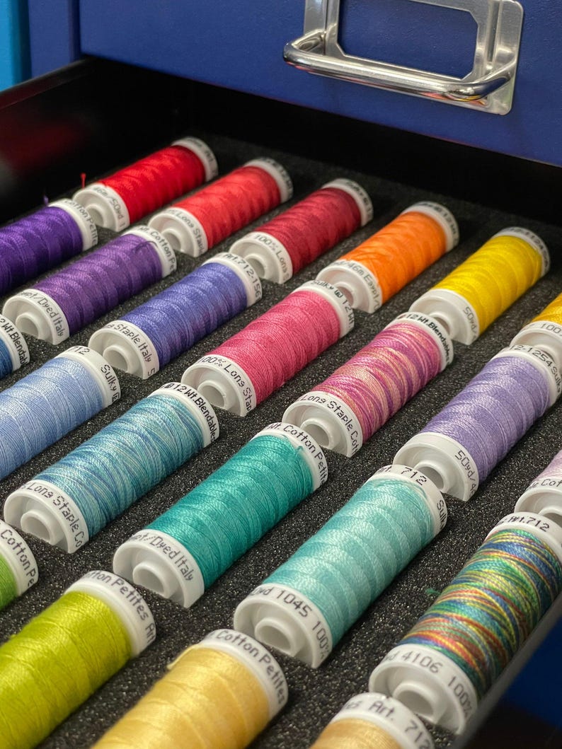 Sulky foam insert (x1) for Bisley drawers - holds 35 Sulky spools (not included)