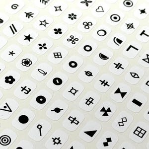 HAED Mini vinyl labels | Symbols used in Heaven and Earth Designs
