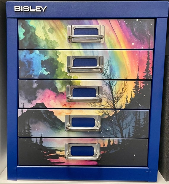 Decals for Bisley 5 Drawer Cabinet choose Your Design 