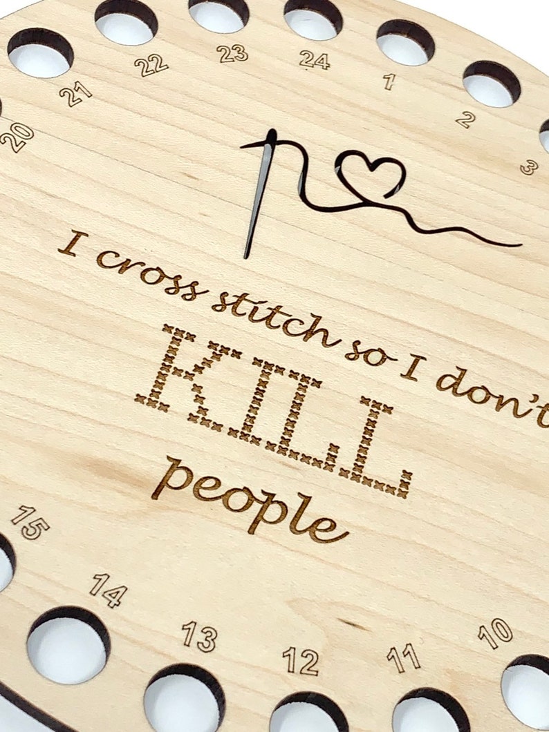 Quote Thread Holder Floss Holder Cross Stitch Organisation Etsy UK