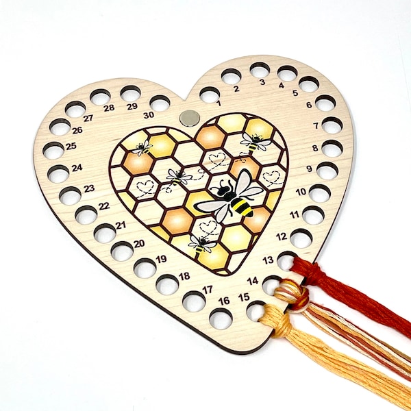 Bee Heart draadhouder met naaldmindermagneet