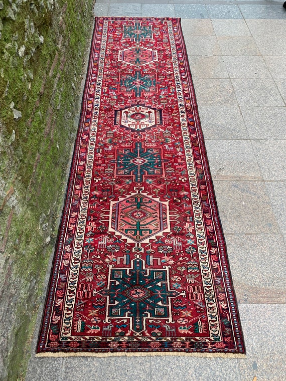 3 3x11 5 Feet Narrow Rug Runner Ethnic Vintage