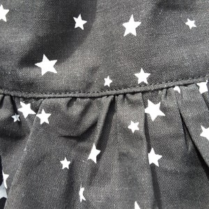 Estrella patrón de dos pasos falda volante 110cm tamaño imagen 9