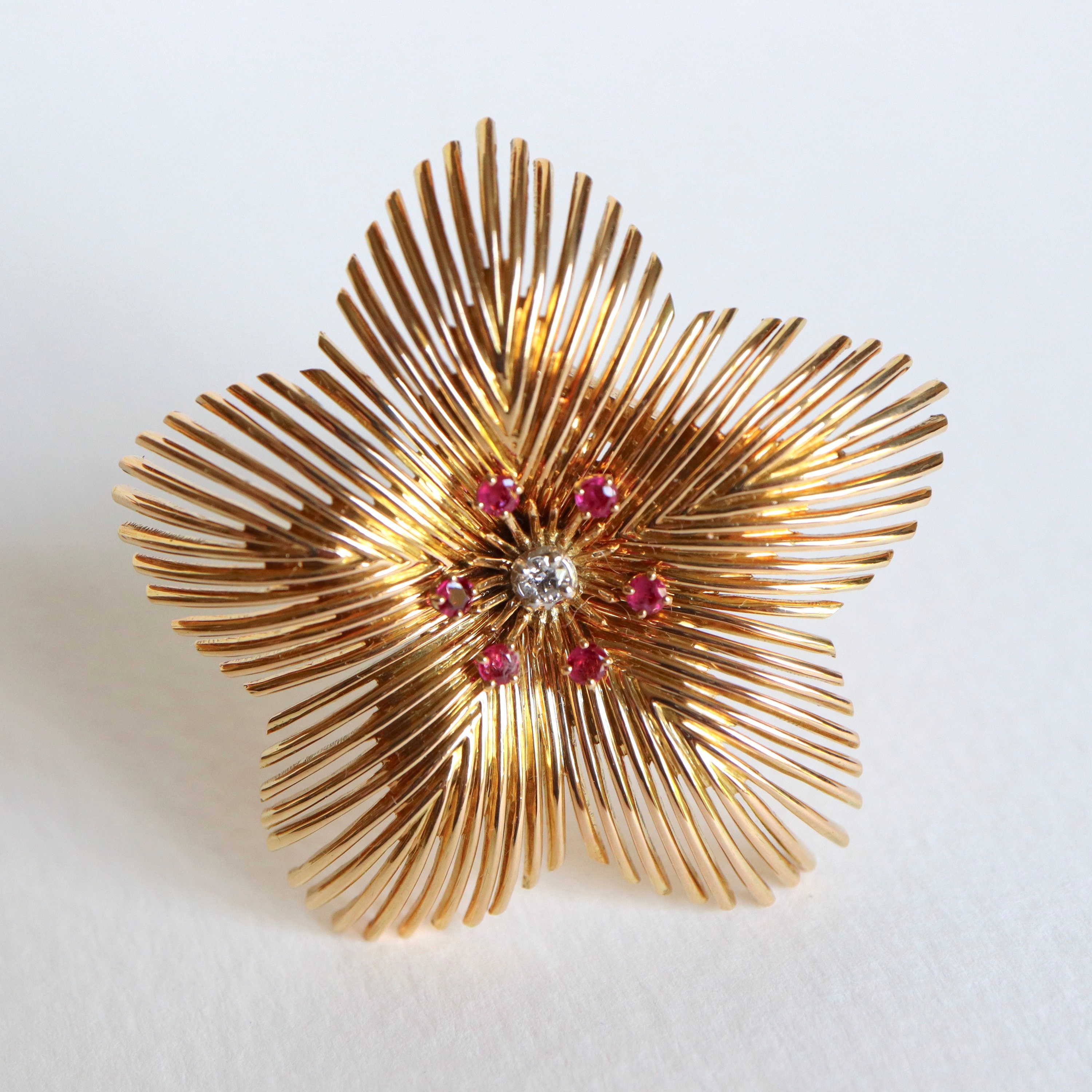 Broche En Or Rose 18 Carats - 14g, Neuf Avec étiquettes, Bijou Précieux Sans Marque