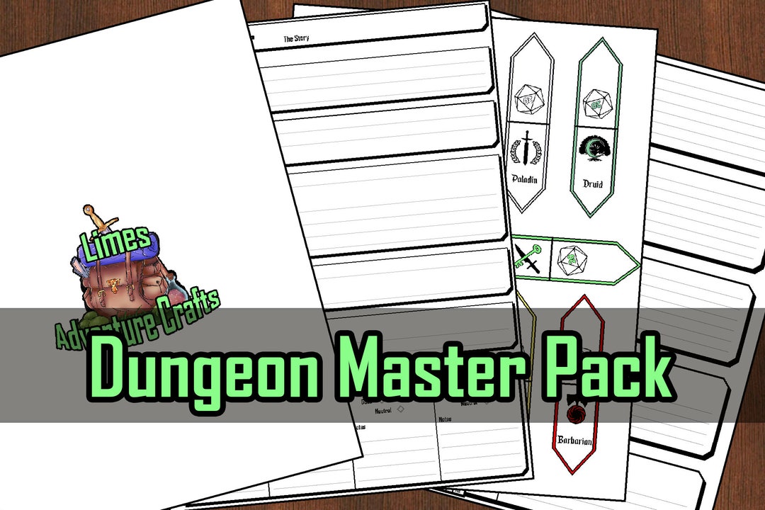 Dungeon Master Pack / PDF / Dungeons and Dragons - Etsy