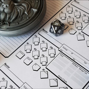 Encounter Tracker / PDF / Dungeons and Dragons 5E - Etsy