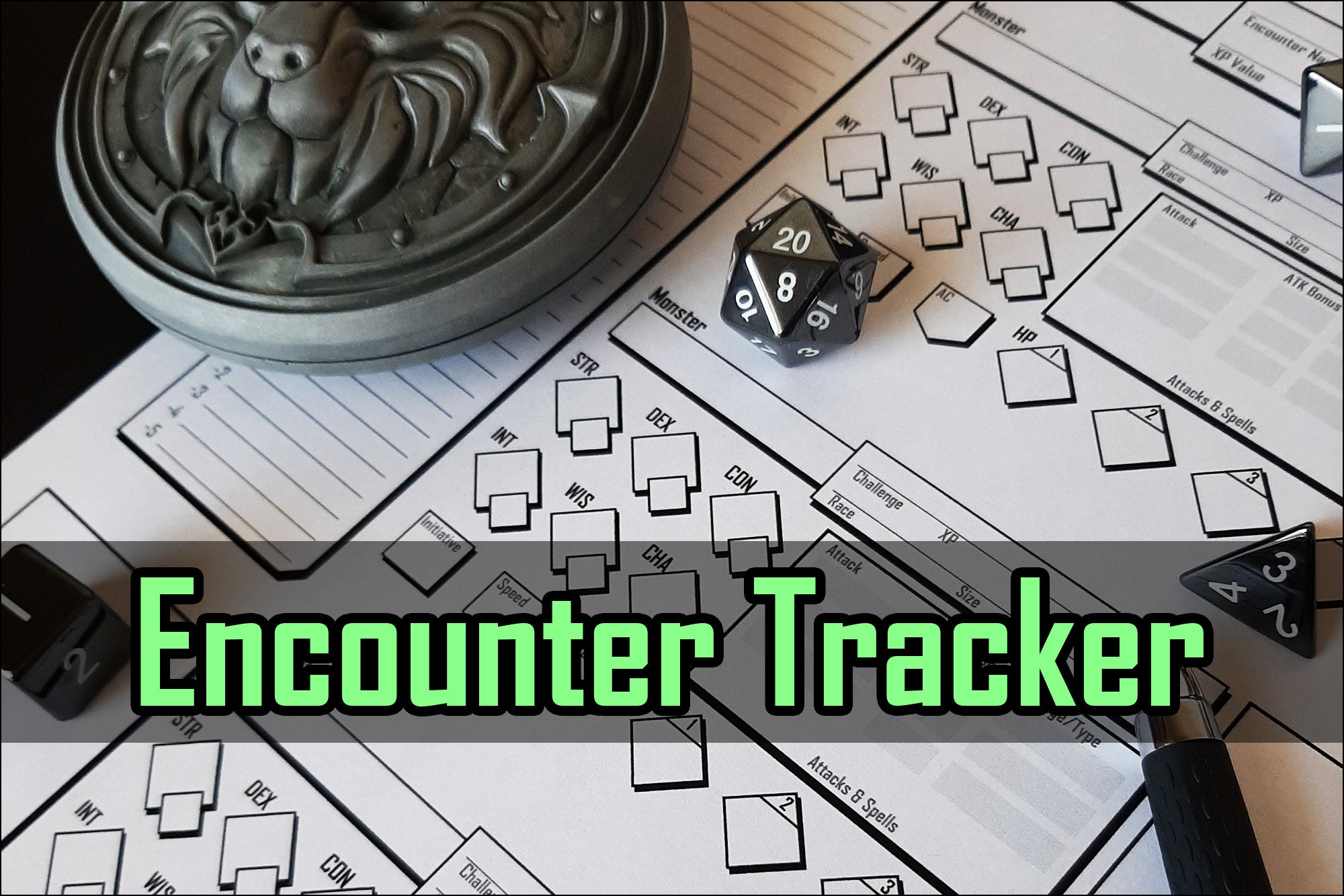 Encounter Tracker / PDF / Dungeons and Dragons 5E - Etsy.de
