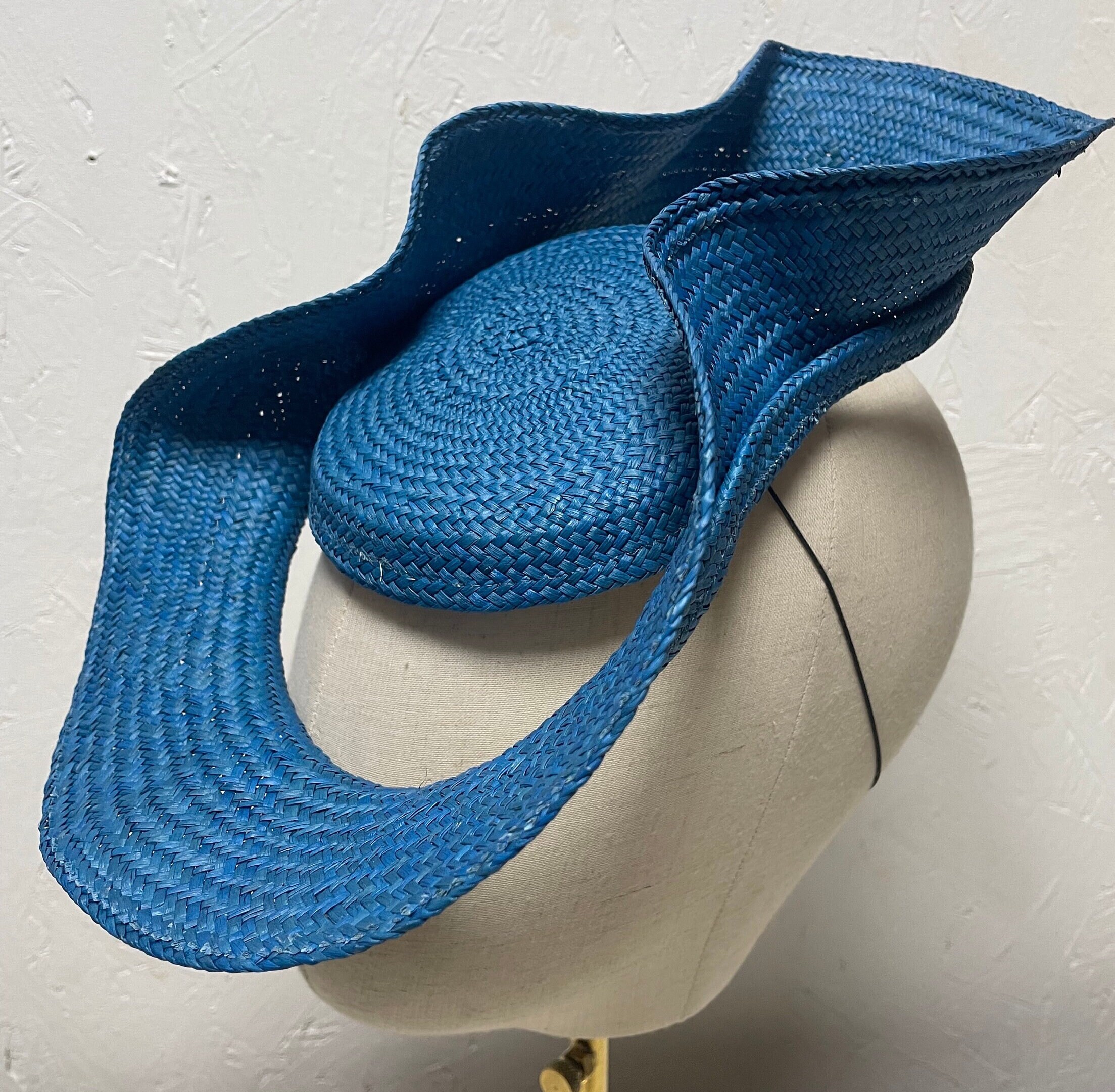 Handcrafted Panama Straw Fascinator Base: Artisanal Toquilla Headwear ...